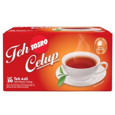 Sosro, The Celup, Schwarztee, 30 Teebeutel (1er Pack)