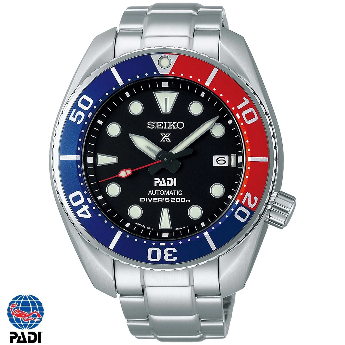 Seiko diver 2025 200m automatic pepsi