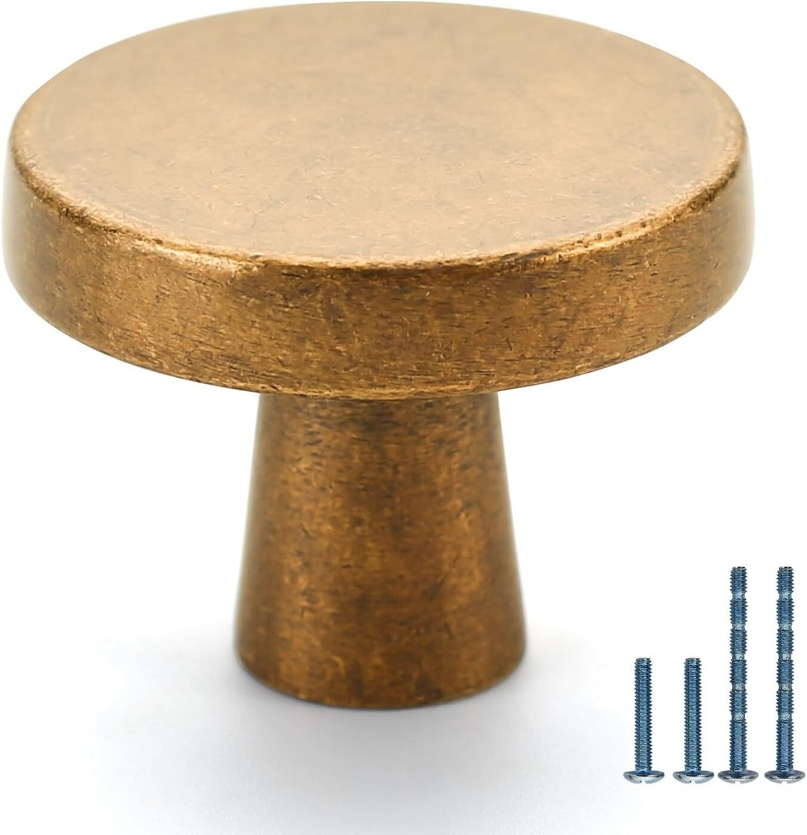 antique gold knobs for dresser Antique Art Deco Drawer Pulls Knobs Set 4 1/2" Bore Steel Gold Dresser Parts