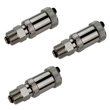 3x Automatischer Schnellentlüfter 1/2" Entlüfter Messing Chrom Entlüftungsventil