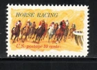 1528 * HORSE RACING * U.S. Postage Stamp  MNH