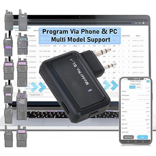 Ham Radio Bluetooth Bezprzewodowy programator Adapter Aplikacja Program PC i T2R4 B7T7 - Zdjęcie 5 z 8