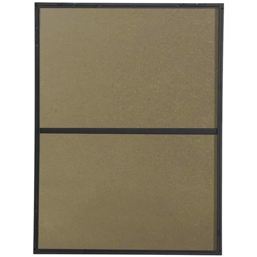 Elegant Decor Monet 32" x 24" Rectangle Metal Frame Mirror in Black - Picture 5 of 12