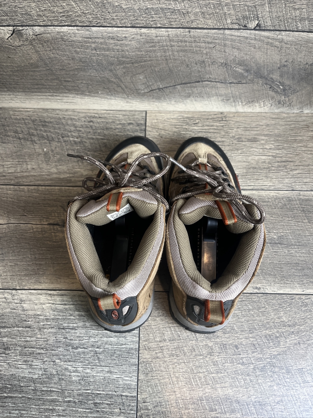 SALOMON Scarpa da trekking da trail in pelle marrone chiaro donna 7 5