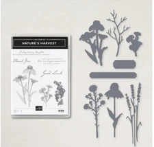 Stampin Up Nature’s Harvest & Harvest Dies NIP