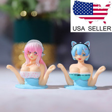 Nuevo Pecho Agitador Anime Personaje Niña Coche Adornos Sexy Niña Figura Juguete Regalo