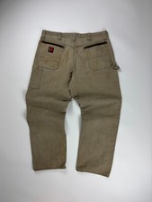 Vintage Wrangler Workwear Pants / Riggs Relaxed Fit / Carpenter / 38x32 Brown