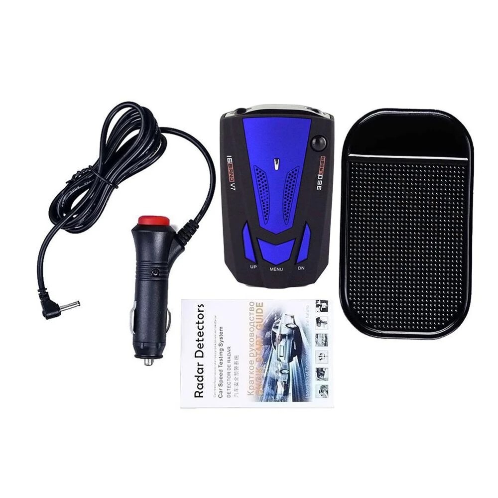 V7 360° 16 Band Car Radar Detector Laser Speed Detector 2 Language