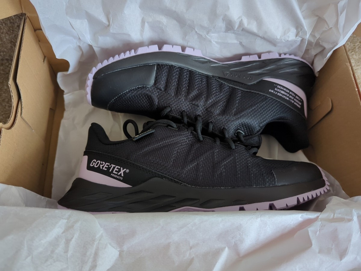 Women's Reebok Astro ride Trail GTX Trainers Black/Purple Size