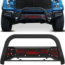Black Bull Bar Push Front Bumper Grille Guard for 2004–2023 Ford F-150 F150