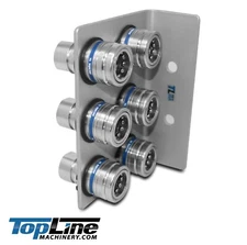 TL39B-6 Hydraulic Quick Release Coupling 1/2'' NPT Break Away Mounting Bracket