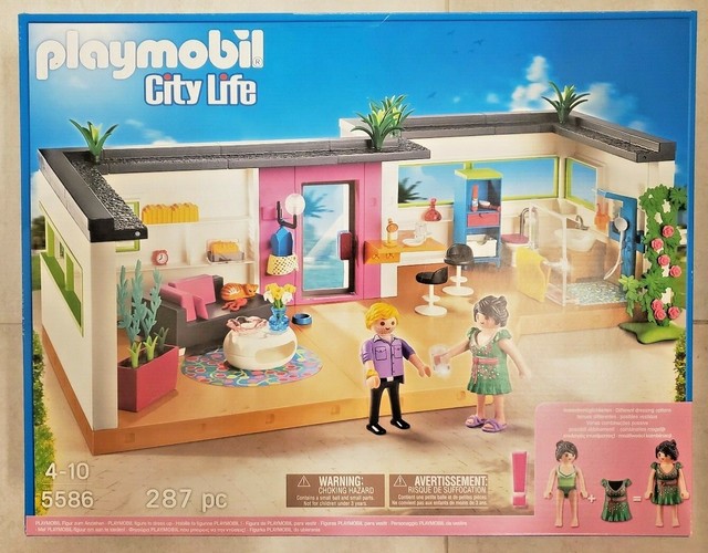 playmobil modern luxury mansion
