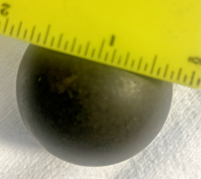 Vintage BLACK Gear Shift Knob 1 3/4'' Shifter Threaded Ball Jeepster, Willis, Rat