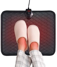Heated Floor Mat - Under Desk For Foot Warmer - Winter 55W And 110V Electric Pad