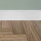  Background Wall Sticker Border Tape for Poster Wood Trim Grain White