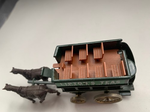 🐎 UK TOYS Vintage LLEDO DAYS GONE 📦 Boxed 1920–1922 HORSE DRAWN BUS CARRIAGE - Picture 9 of 12