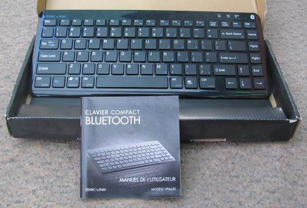 BLUTOOTH COMPACT KEYBOARD BP6630 for PCs & Macs bluetooth tablets