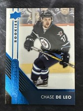 2016-17 Upper Deck Overtime Rookies Blue Parallel 54 Chase De Leo Winnipeg Jets