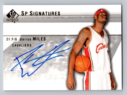 Darius Miles #DA-A 2003 SP Authentic Signatures card