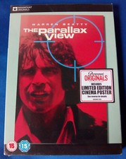 THE PARALLAX VIEW (1974) Ltd. Ed. DVD + A3 FILM POSTER * NEW SEALED  UK REGION 2