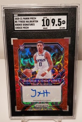 Tyrese Haliburton 2020 Panini Prizm Signatures Choice Rookie