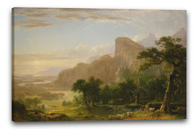 Kunstdruck Asher Brown Durand - Landschaftsszene aus ''Thanatopsis''