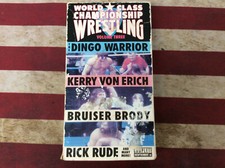 World Class Championship Wrestling Volume Three WCCW VHS Video in original box 
