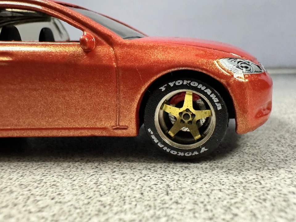 Matchbox Lexus GS430 Metalflake Orange 2010 rueda suelta intercambio personalizado en Carlomos Foto 2 de 4