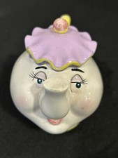 Mrs. Potts Teapot Vintage Disney Beauty and the Beast Treasure Craft Excellent