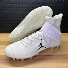 Jordan Alpha Menace Elite 2 White Football Cleats CV1664-103 Men's Size 13.5