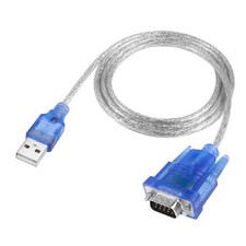 USB to Serial 9 Pin Adapter DB9 Male RS-232 to USB 2.0 Converter Cable for Wi...