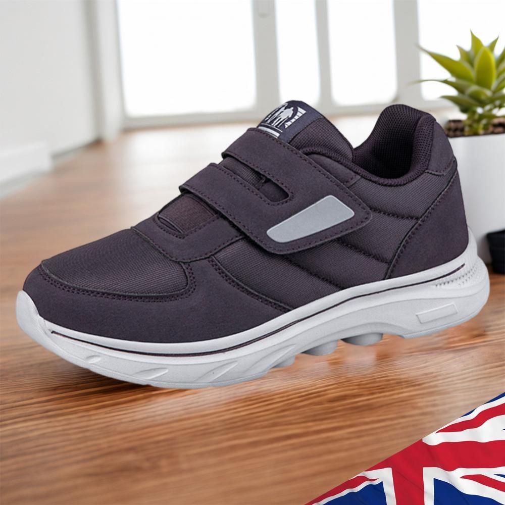 SAOLA Scarpe sportive casual donna uomo suola spessa traspirante per anziani larghezza extra larga