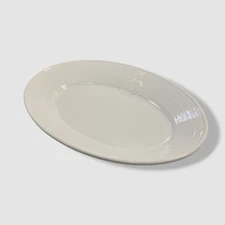 Neiman Marcus White Pineapple Large Oval Serving Platter