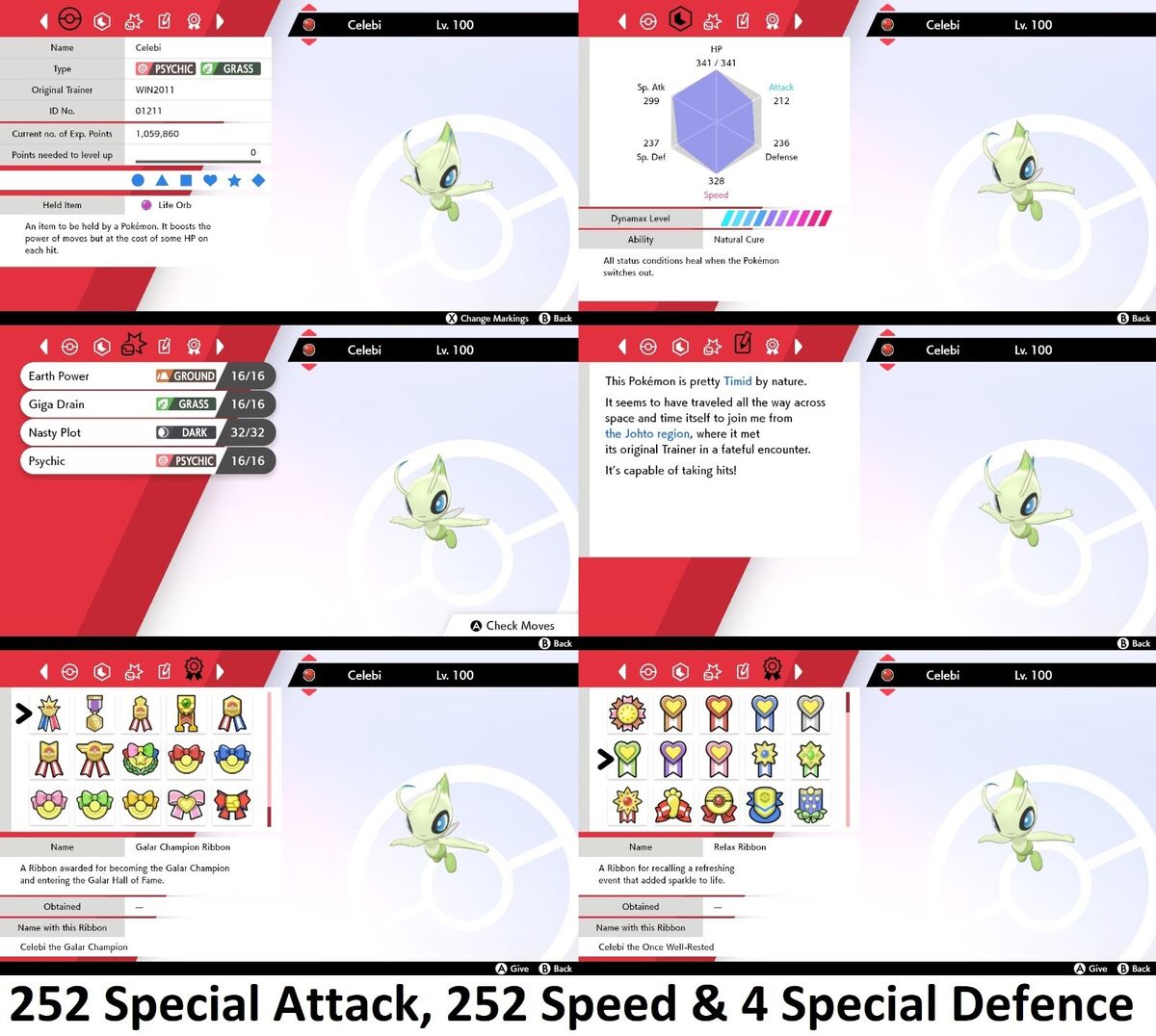 Pokemon Sword and Shield Shiny Kartana 6IV-EV Trained