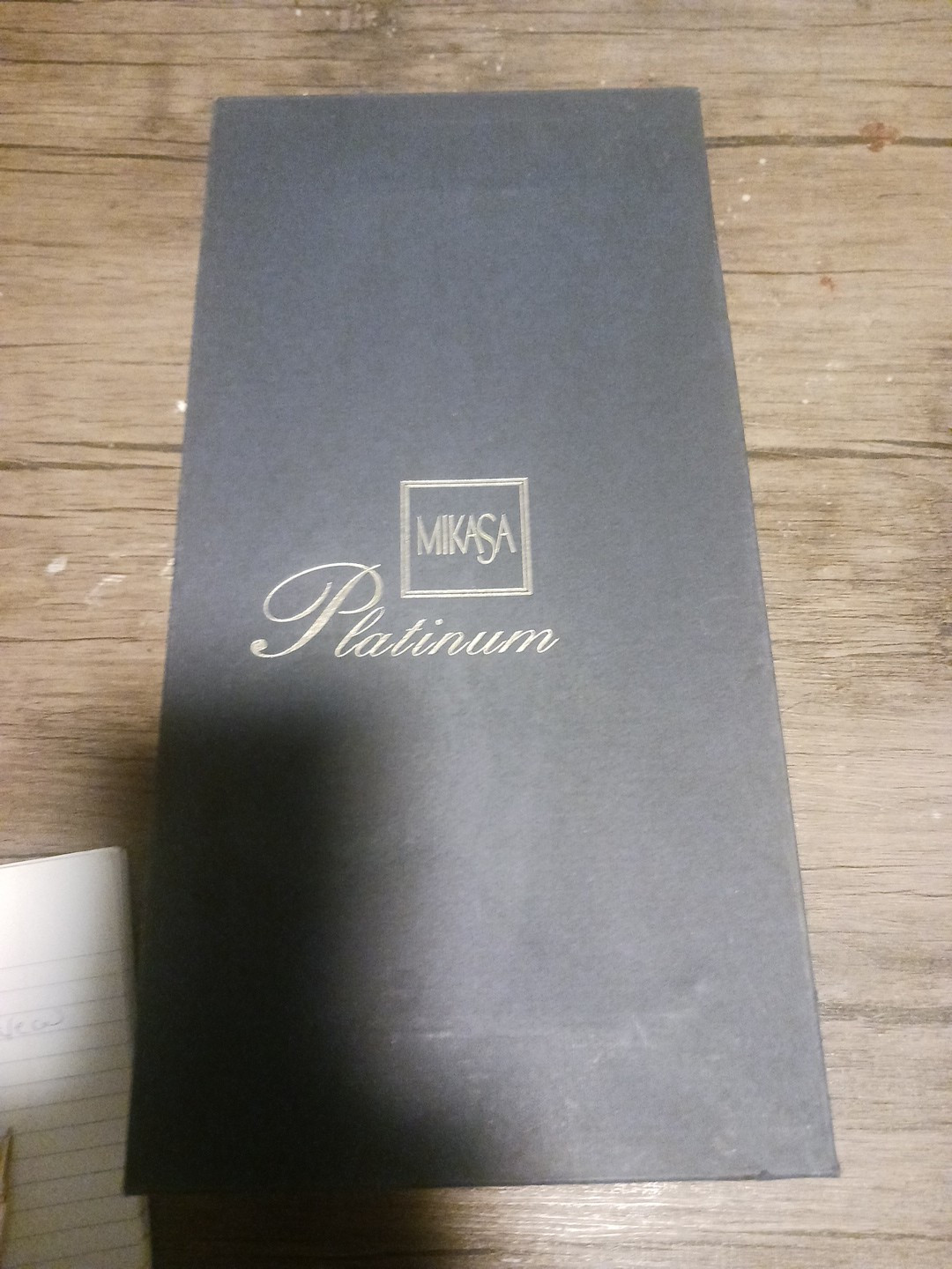 MIKASA PLATINUM OBALESQUE CRYSTAL 10