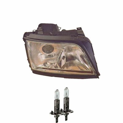 Halogen Scheinwerfer rechts H1/H1 für Audi A6 Avant inklusive Lampen