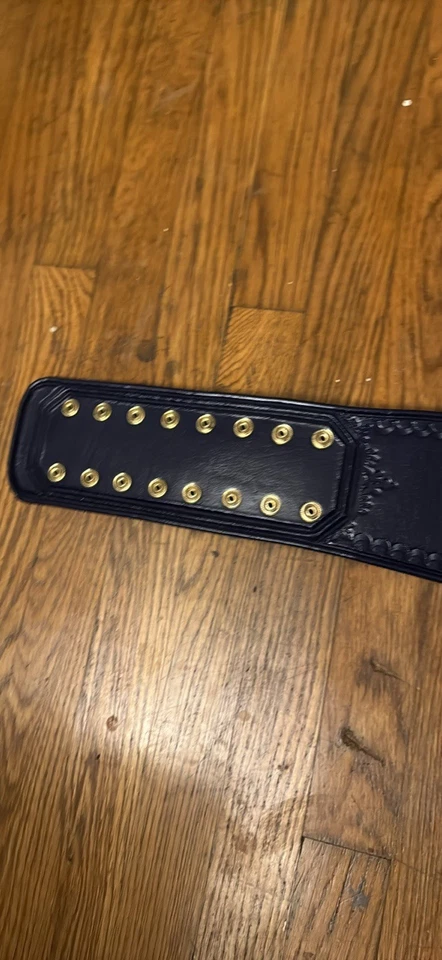 WWF Attitude Era Oval Intercontinental Championship Belt Adult Size Zinc 4MM - Image 3 of 4