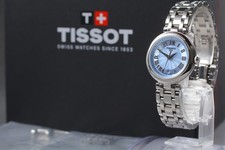 [N MINT in Box] Orologio da donna TISSOT 1853 T126010A Qz azzurro 26 mm dal...