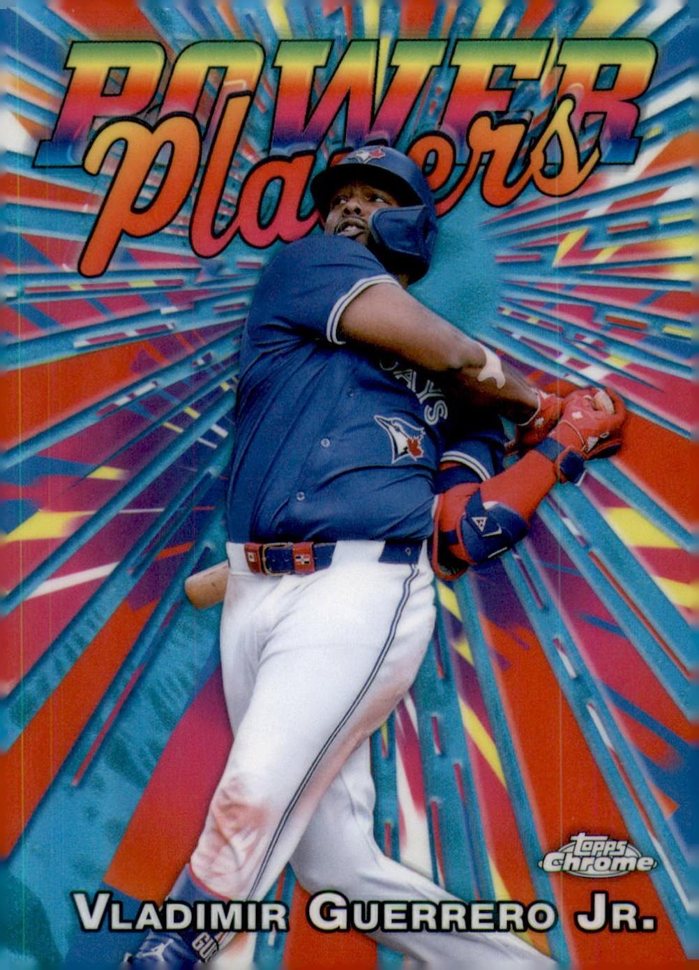 Vladimir Guerrero Jr. #PP-11 Baseball Cards 2025 Topps Chrome Power Players trading card — raw and PSA graded price guide