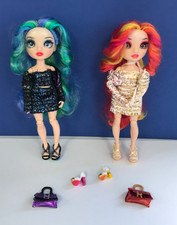 Rainbow High Twins Laurel & Holly Twin Dolls Devious RARE Special Edition