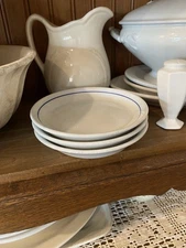 3 Vintage Shenango Form China Pie Plate