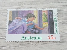 Australia 1992 Scott # 1304 Christmas Used Cancelled 45 cents