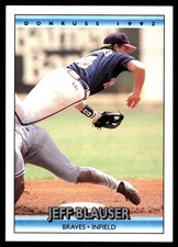Jeff Blauser 1992 Donruss #228 Braves MLB READ FREE SHIPPING AutographDen
