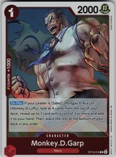 Monkey.D.Garp Holo OP13-016 Carrying On His Will One Piece TCG