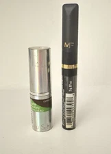 Vintage Lipstick Lot Covergirl 515 Currant Shine & Max Factor 20 Top Silk