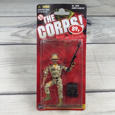 Vintage 90s Lanard Corps Max Power Croc Action Figure On Card. 1999 - MOC