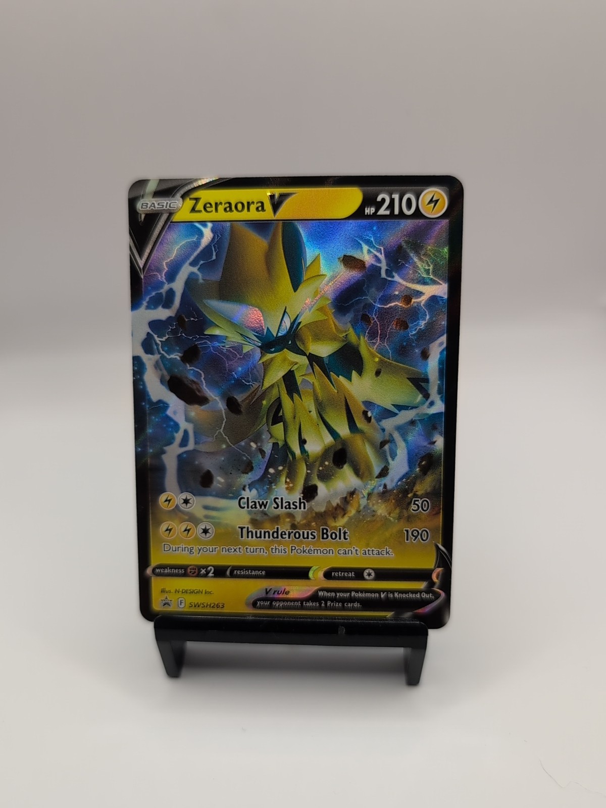 ZERAORA V SWSH263 SWSH BLACK STAR PROMOS POKEMON TCG