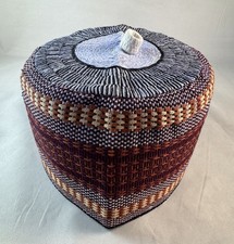 Authentic African Native Made Hausa/Fulani Fila/ Kufi Hat  22-3/4  