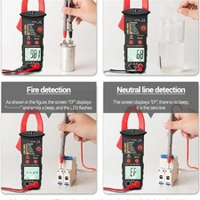 Reliable Digital Clamp Meter for Electricians AC DC Testing up to 600A