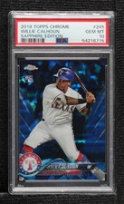 2018 Chrome Sapphire Edition Topps Online Exclusive Willie Calhoun PSA 10 5sb